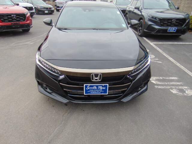 Used 2022 Honda Accord Sport with VIN 1HGCV1F32NA095332 for sale in Oneonta, NY